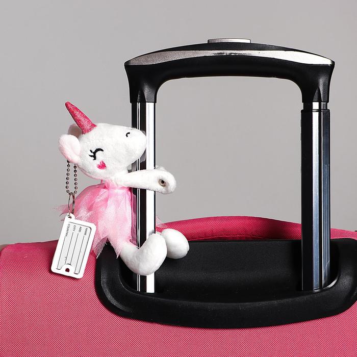 фото Мягкая игрушка на чемодан «милая единорожка», на брелоке milo toys