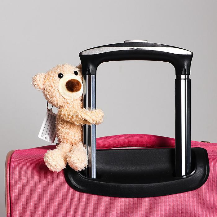 фото Мягкая игрушка на чемодан «мишка», на брелоке milo toys