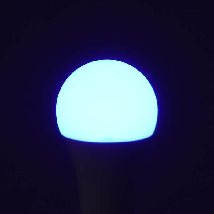 Лампа светодиодная RGB+W, с пультом , А60, 13 Вт, 1040 Лм, Е27, 220 В