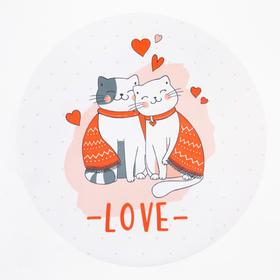 

Салфетка на стол "Коти" 30х30см