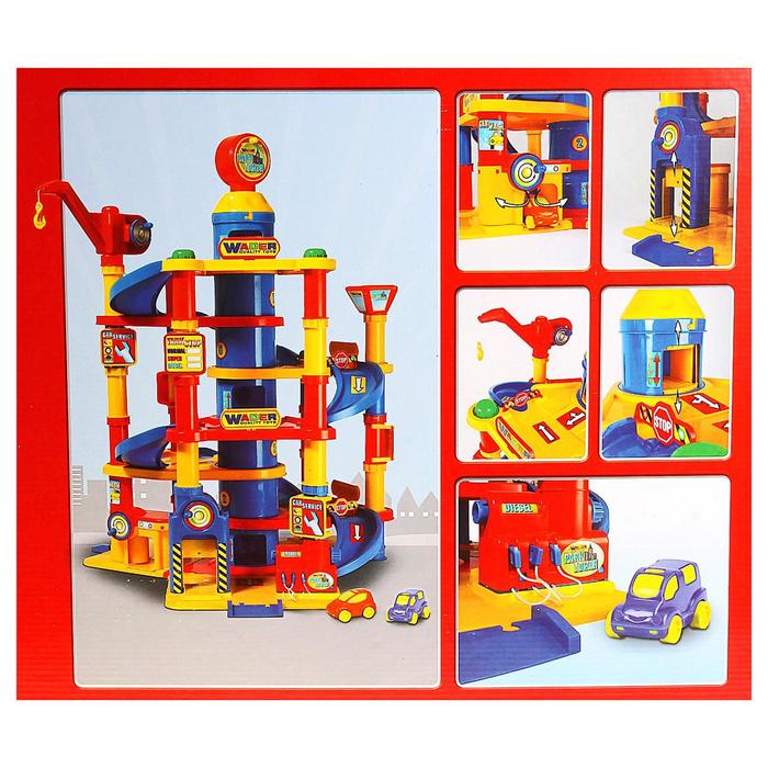 Паркинг 7-уровневый, с автомобилями