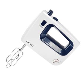 Миксер Galaxy GL 2218, ручной, 300 Вт, 5 скоростей, 2 насадки, режим 'турбо', белый Бишкек Миксер Galaxy GL 2218, ручной, 300 Вт, 5 скоростей, 2 насадки, режим 'турбо', белый Ош