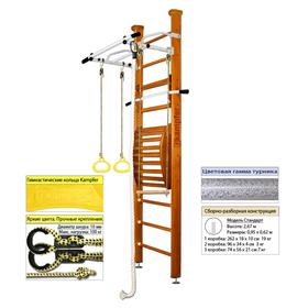 

Шведская стенка Kampfer Helena Maxi Ceiling №3, цвет классический, стандарт, цвет турника белый антик