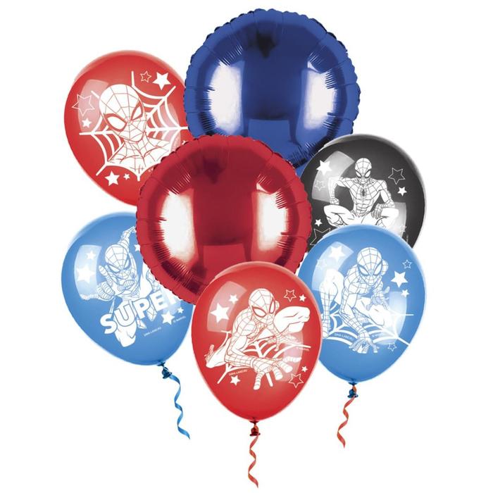 фото Воздушные шары, набор "spider man, super hero". человек-паук marvel