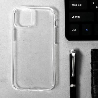 Чехол LuazON для iPhone 12 mini, 5.4", силиконовый, тонкий, прозрачный - Фото 1