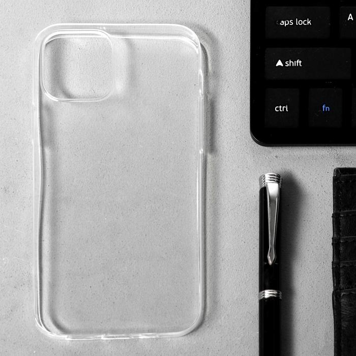 фото Чехол luazon для iphone 12/12 pro, 6.1", силиконовый, тонкий, прозрачный luazon home