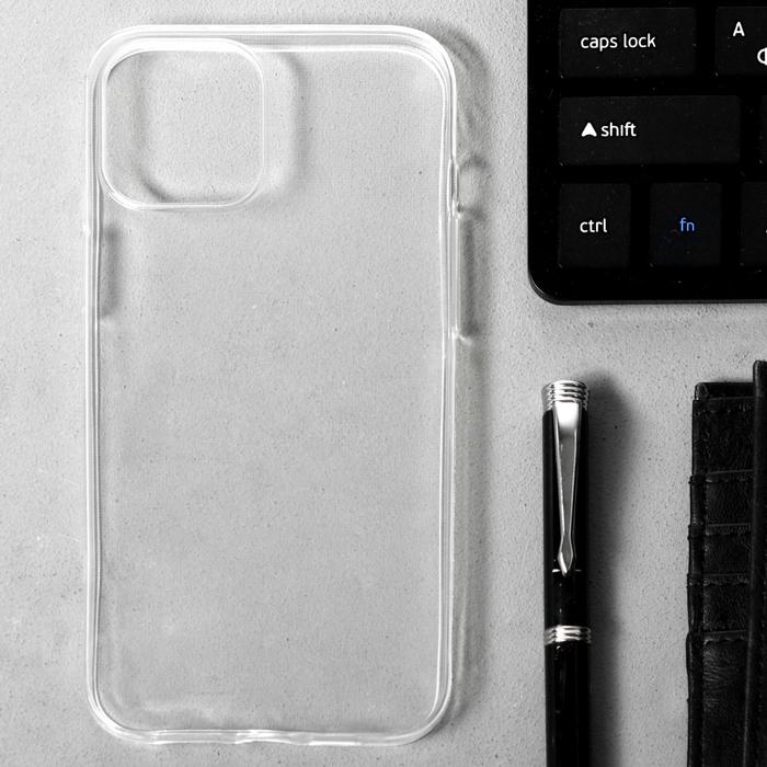 фото Чехол luazon для iphone 12 pro max, 6.7", силиконовый, тонкий, прозрачный luazon home