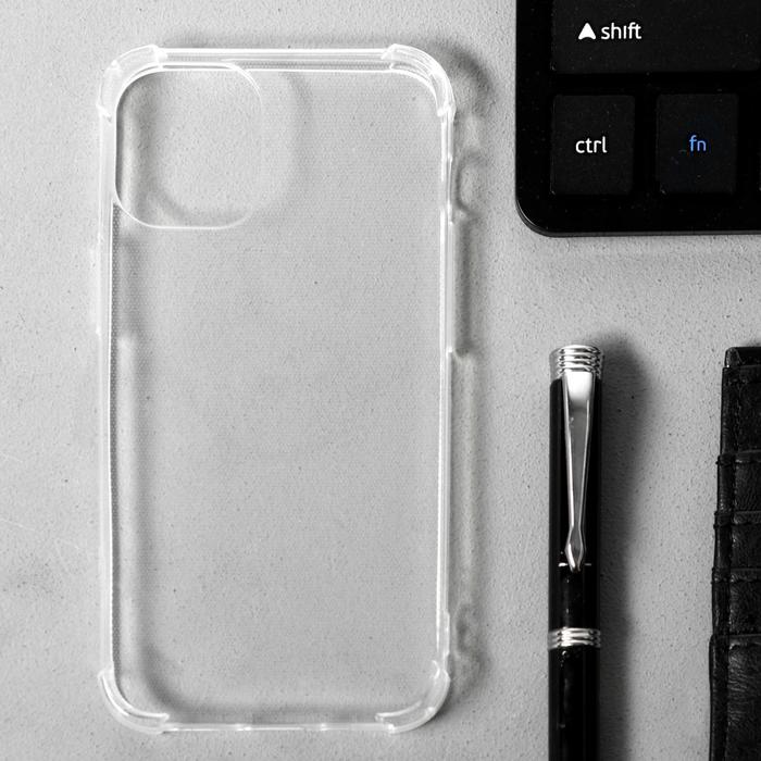 фото Чехол luazon для iphone 12 mini, 5.4", силиконовый, противоударный, прозрачный luazon home