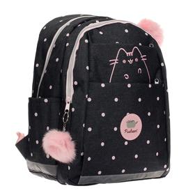 

Рюкзак школьный Pusheen 36 х 26 х 18, для девочки, с отделением для ноутбука
