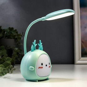 

Лампа настольная с ночником 16450/1 LED 2Вт 3 режима АКБ USB нежно-зеленый 8,5х7х28 см