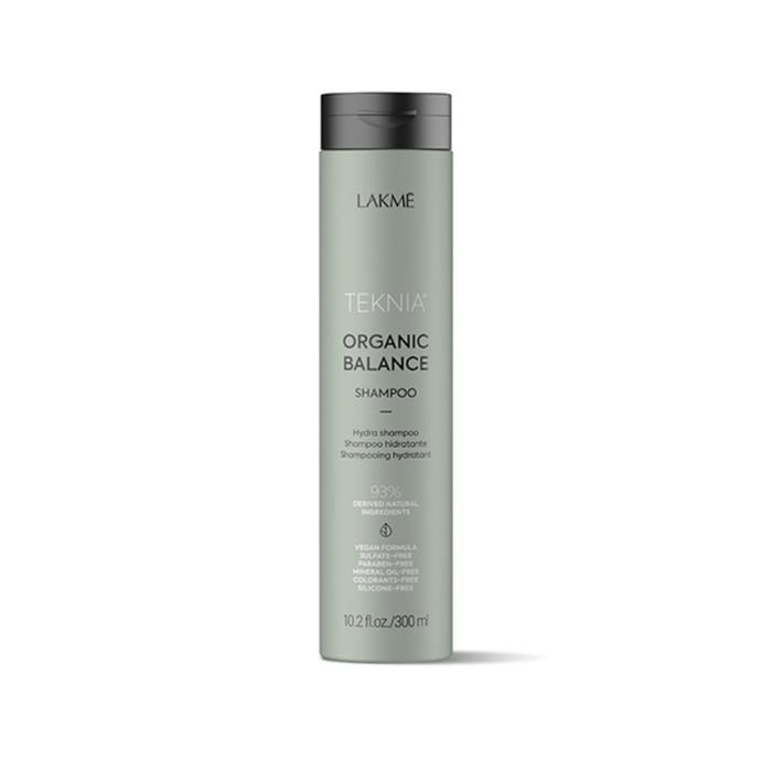 Шампунь для всех типов волос LAKME Teknia Organic Balance Shampoo, бессульфатный, 300 мл двухфазный несмываемый кондиционер для всех типов волос lakme teknia organic balance 200 мл