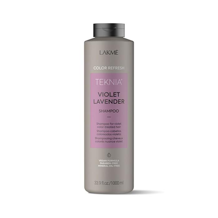 Шампунь для волос LAKME Teknia Refresh Violet Lavender Shampoo, 1000 мл lakme teknia refresh violet lavender маска для обновления цвета фиолетовых оттенков волос 1000 г 1000 мл банка