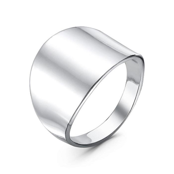 Кольцо «Минимал» широкое, посеребрение, 19 размер кольцо минимал классика линии посеребрение цвет чёрный 18 размер