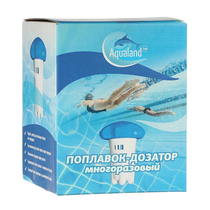 цена Поплавок - дозатор Aqualand, многоразовый
