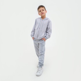 

Толстовка детская KAFTAN "Basic line", размер 30 (98-104), цвет серый