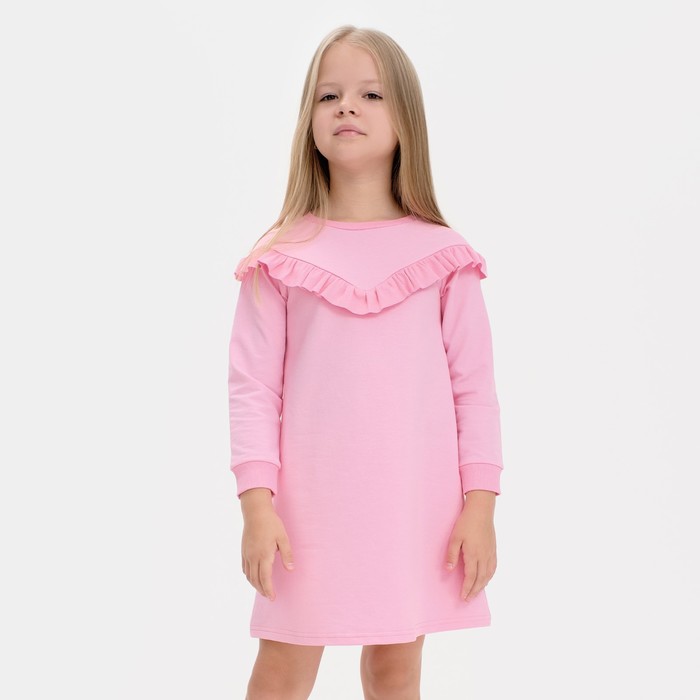 

Платье для девочки KAFTAN "Basic line", размер 30 (98-104), цвет розовый