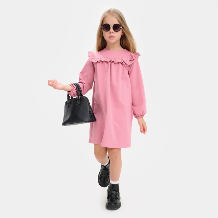 

Платье для девочки KAFTAN "Basic line", размер 30 (98-104), цвет розовый