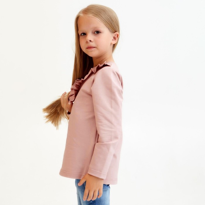 

Свитшот для девочки KAFTAN "Basic line" размер 32 (110-116), цвет розовый