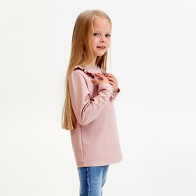 

Свитшот для девочки KAFTAN "Basic line" размер 34 (122-128), цвет розовый