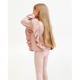 

Свитшот для девочки KAFTAN "Basic line" размер 32 (110-116), цвет розовый