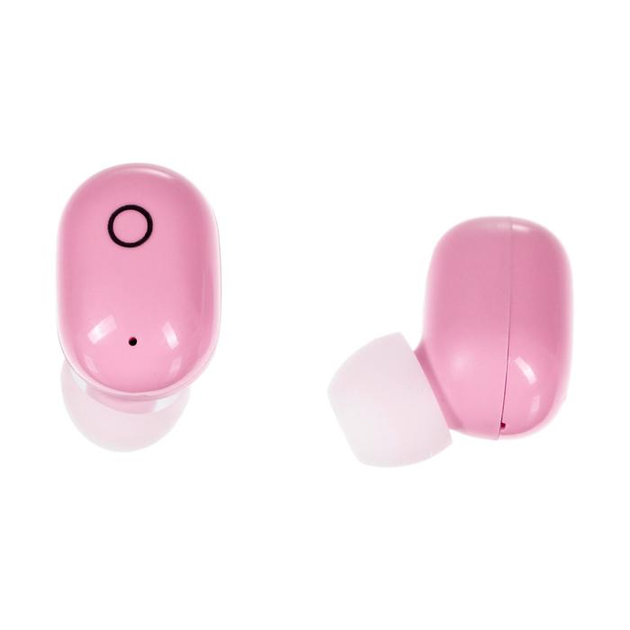 Наушники Hiper TWS SAMUN беспроводные вакуумные микрофон BT 50 80300мАч розовые 98100₽