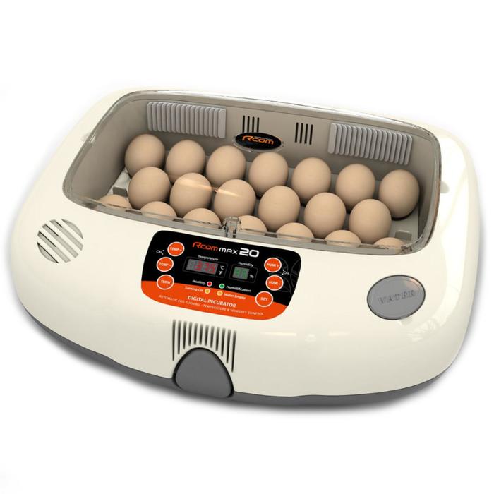 Инкубатор, на 20 яиц, автоматический переворот, 220 В, Rcom инкубатор на 3 яйца автоматический переворот 220 в с овоскопом rcom mini