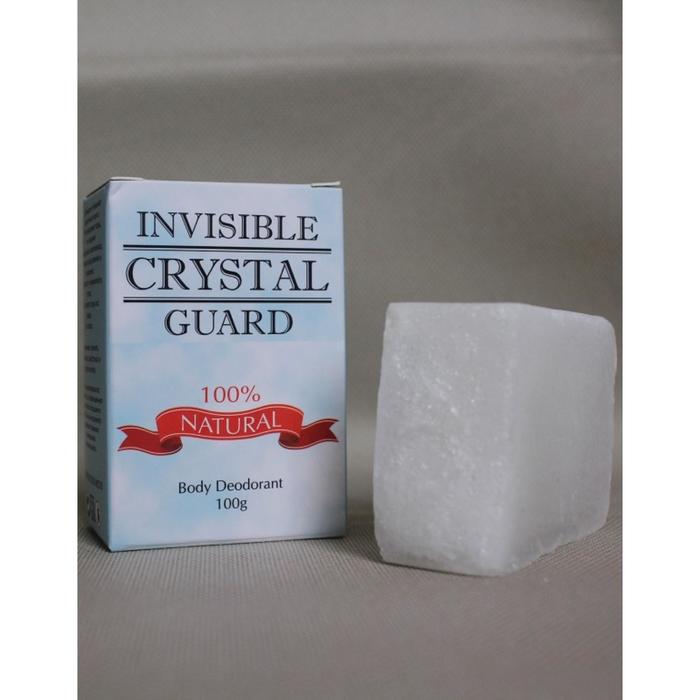 Минеральный дезодорант Crystal Guard блок,100 г invisible crystal guard минеральный дезодорант crystal guard блок 100 г