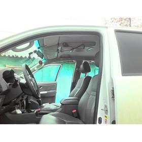 

Консоль потолочная для установки р/c Toyota Hilux 2005-2014, вырез под р/c 140х40 мм, серая 676303