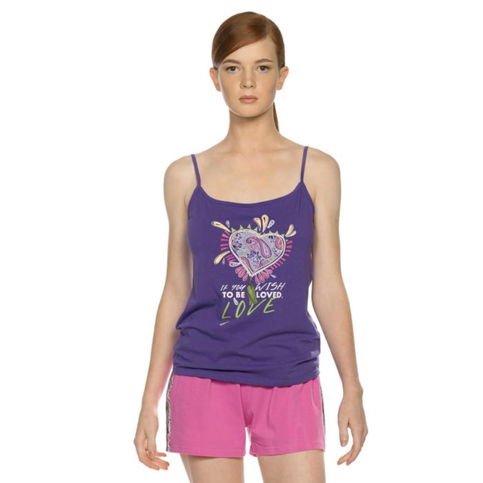 Комплект женский, размер XS, цвет фиолетовый