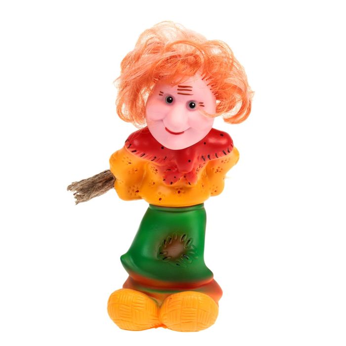 Резиновая игрушка "Баба-яга"