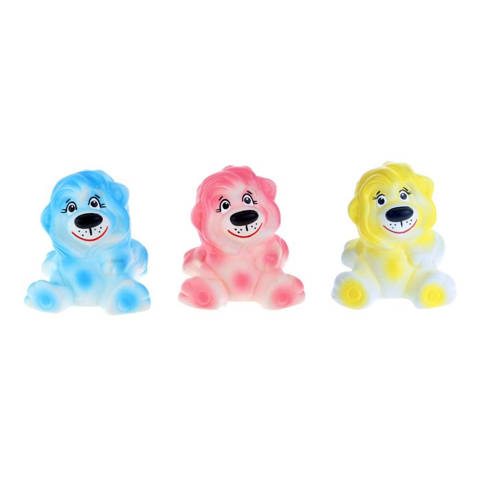 Резиновая игрушка "Лёва", МИКС