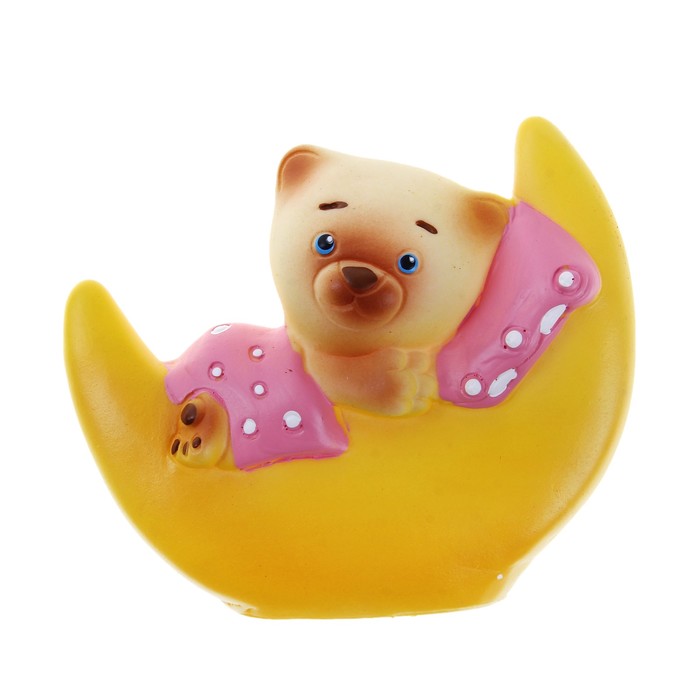 Резиновая игрушка "Мишка на луне"