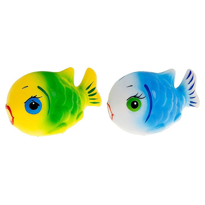 Резиновая игрушка «Рыбка-клоун», МИКС резиновая игрушка рыбка клоун микс