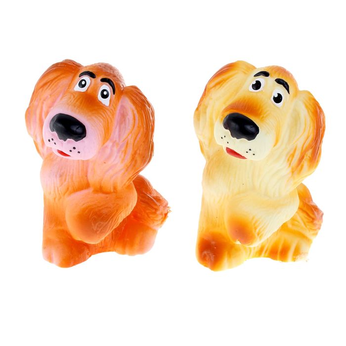 Резиновая игрушка "Собачка Филя", МИКС