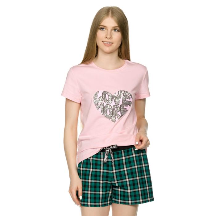 Комплект женский размер L цвет розовый 1484₽