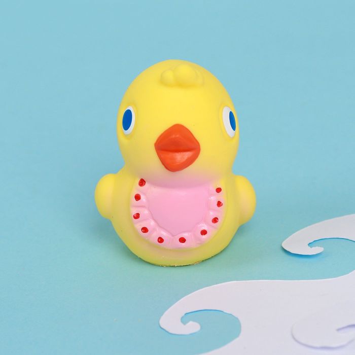 Резиновая игрушка "Цыпленок" МИКС
