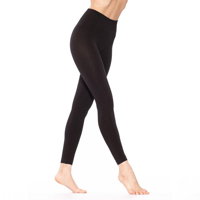 фото Леггинсы женские leggings 01 цвет чёрный (nero), размер 54-56 (xxl) giulia