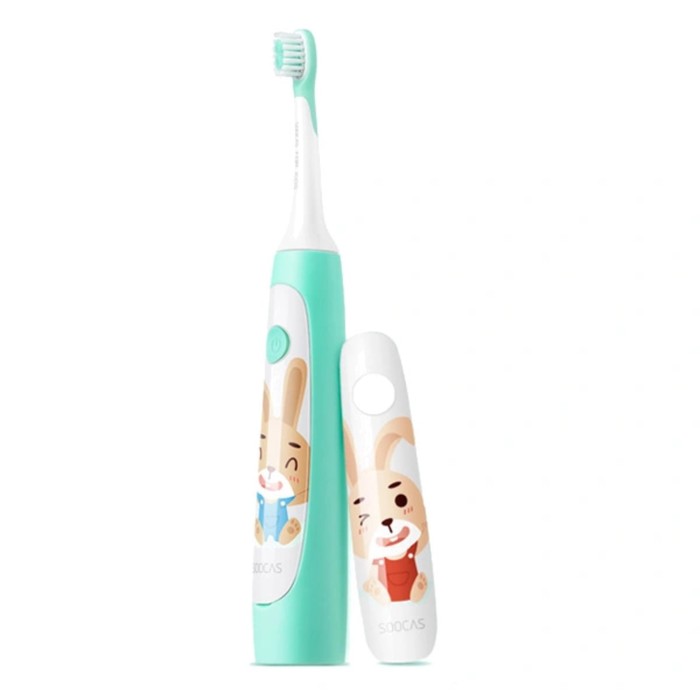 Электрическая зубная щетка Soocas Kids Sonic Electric Toothbrush С1, звуковая, белая/голубая