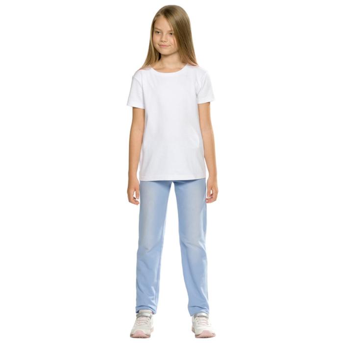 Брюки для девочек, рост 158 см, цвет голубой костюм джинсовый для девочек рост 158 см цвет голубой