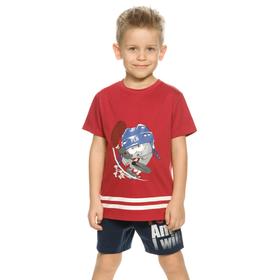 

Комплект для мальчиков, рост 92 см, цвет бордовый