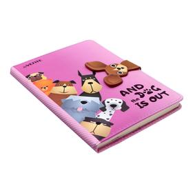 

Записная книжка тв обл В6 80л кл And the dog is out! иск кож с порол, тон бл 70г/м2 2052930