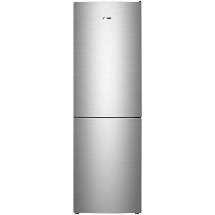 Холодильник ATLANT ХМ-4621-141, двухкамерный, класс А+, 338 л, серебристый холодильник atlant хм 4621 101 двухкамерный класс a 324 л белый