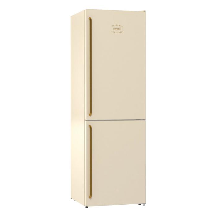 Холодильник Gorenje NRK6192CLI, двухкамерный, класс А++, 320 л, бежевый