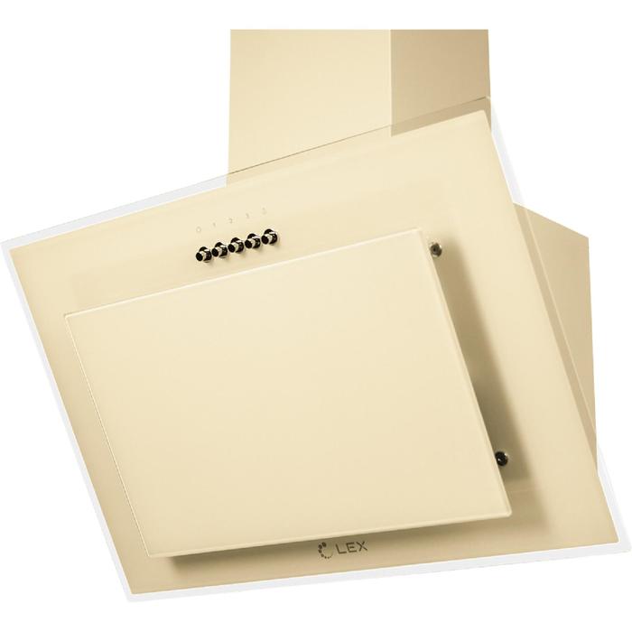 

Вытяжка Lex MIKA 600 IVORY, наклонная, 700 м3/ч, 3 скорости, 60 см, бежевая