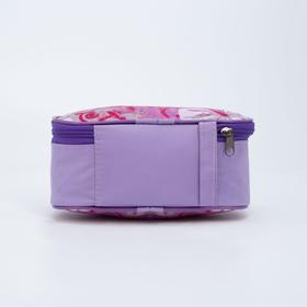 

Косметичка-сундучок, отдел на молнии, цвет сиреневый