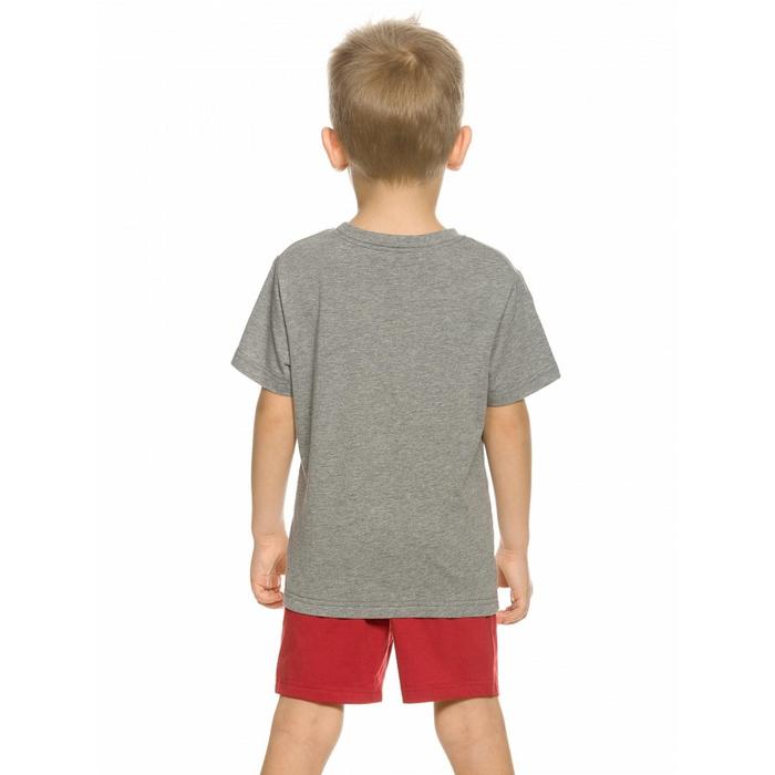 

Комплект для мальчиков, рост 98 см, цвет светло-серый