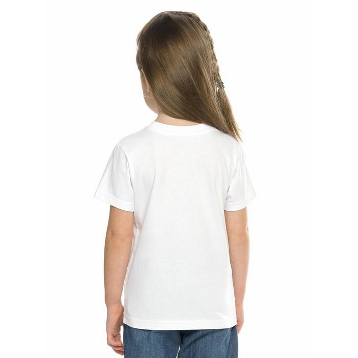 

Футболка для девочек, рост 92 см, цвет белый