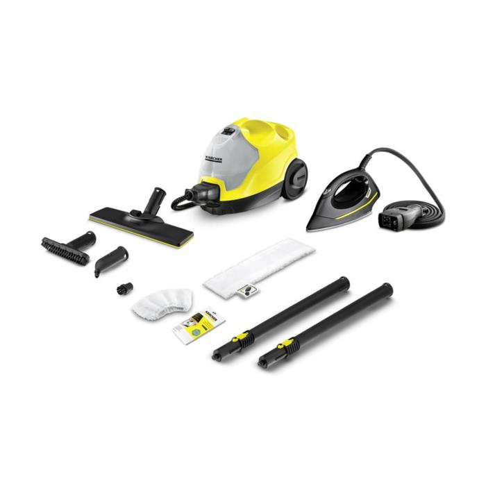 Пароочиститель Karcher SC 4 EasyFix Iron Kit, 2000 Вт, 500/800 мл, жёлто-серый