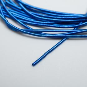

Канитель мягкая, гладкая 1.3 мм матовая, синий кобальт 5 гр