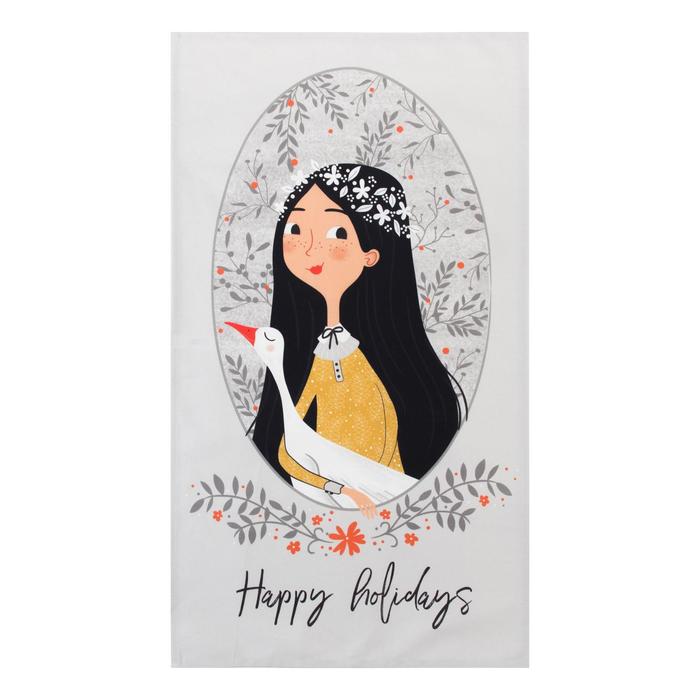фото Полотенце пасхальное этель happy holidays 40х73 см, 100% хлопок, саржа 190 гр/м2